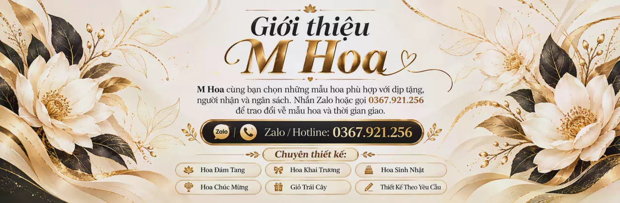 Ảnh bìa Shop hoa tươi Thanh Thủy Phú Thọ - Chọn hoa gửi đúng tâm tình